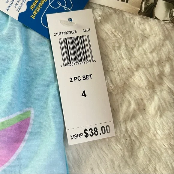 Star Wars Baby Yoda 2-Piece Pajama Set - Girls 4 NWT - Picture 9 of 10